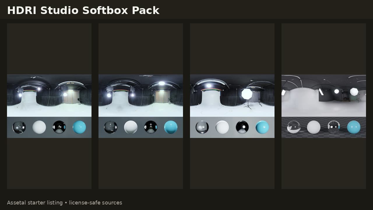HDRI Studio Softbox Pack — thumbnail 2 of 8