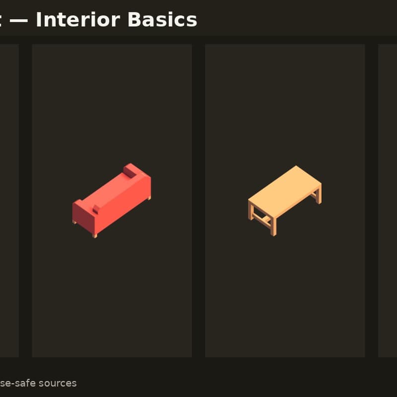 Furniture Kit — Interior Basics — media 1 of 6