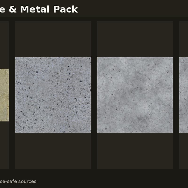 PBR Concrete & Metal Pack — media 1 of 6